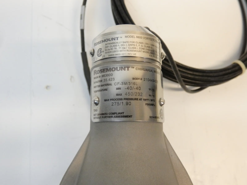 ROSEMOUNT 8800DF020SA1N1D1E5MTAM5R20 10.8-42VDC 275PSI NSMP