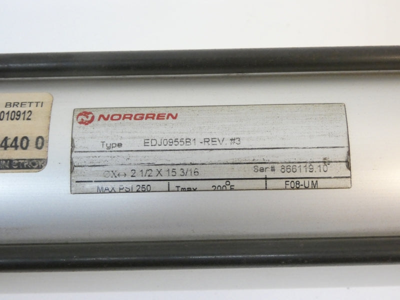 NORGREN EDJ0955B1 REV. 3 250PSI NSNP