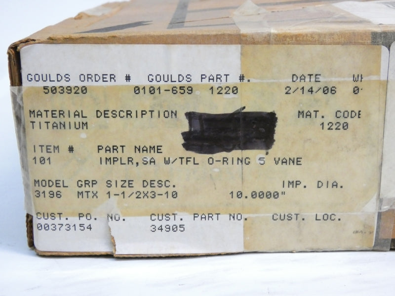 GOULDS 0101-659-1220 NSMP