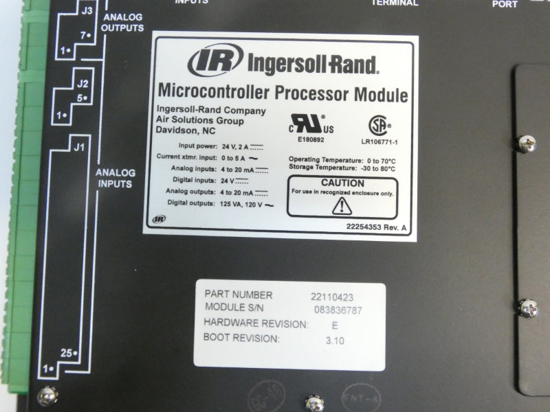 INGERSOLL RAND 22110423 REV. E 24V 2A NSNP