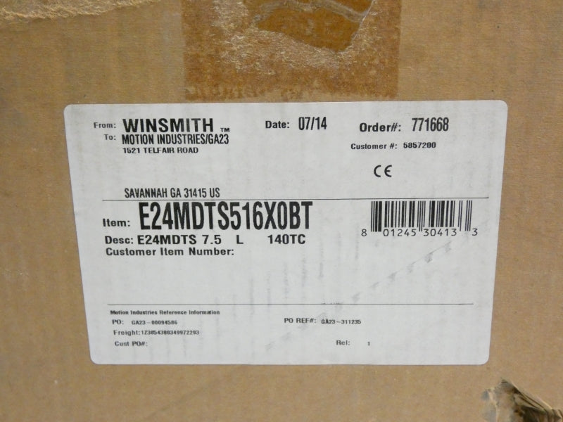 WINSMITH E24MDTS516X0BT NSMP
