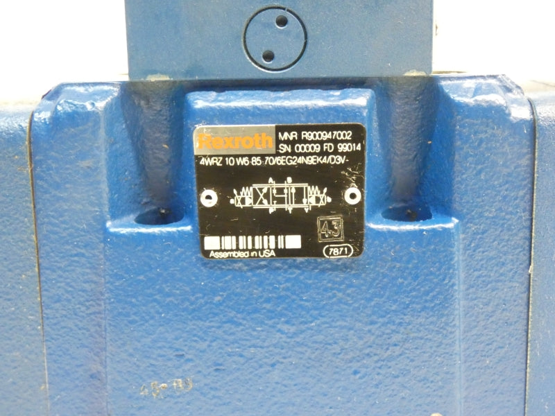 REXROTH 4WRZ10W68570/6EG24N9EK4/D3V R900947002 1.5A NSNP