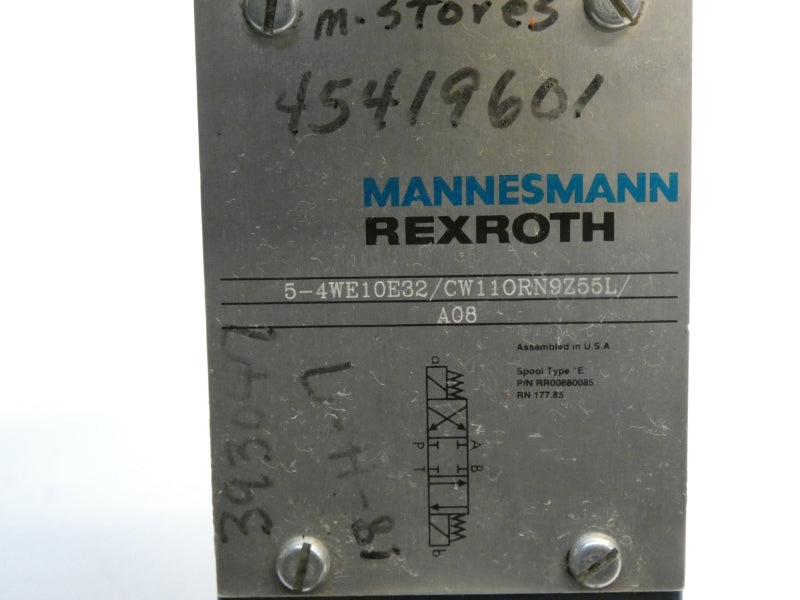 REXROTH 5-4WE10E32/CW110RN9Z55L/A08 RR00880085 24-240VAC/DC 1.5A NSNP