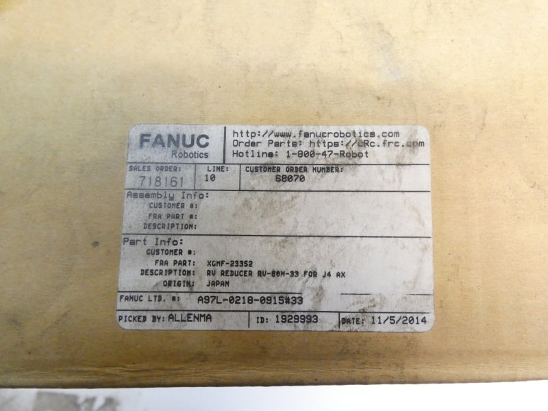 FANUC A97L-0218-0915#33 XGMF-23352 NSMP