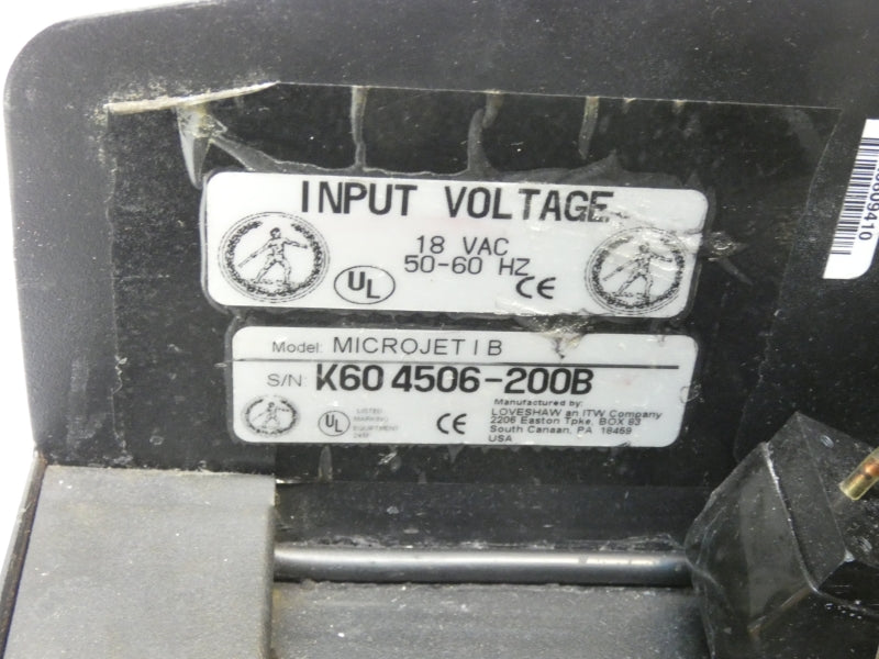 LOVESHAW MICROJETIB 18VAC (AS IS) UNMP