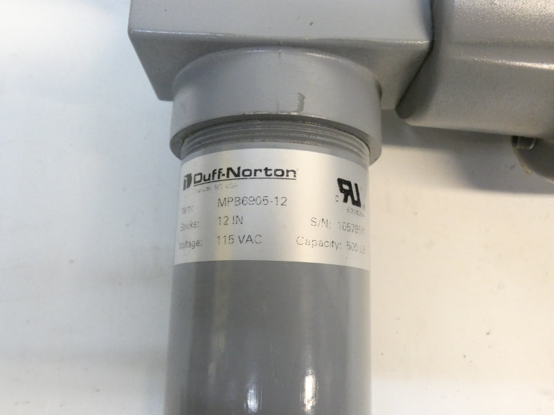 DUFF NORTON MPB6905-12 115VAC 2A NSNP