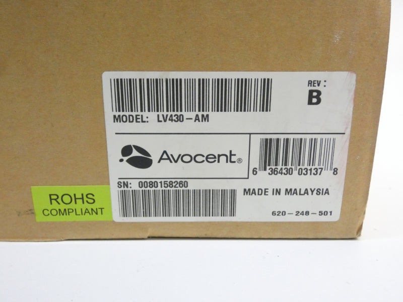 AVOCENT LV430-AM 620-167-502 REV. B NSMP