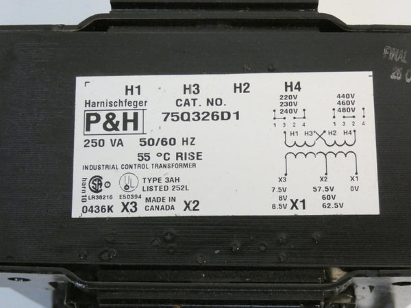 P&H 75Q326D1 480V NSNP