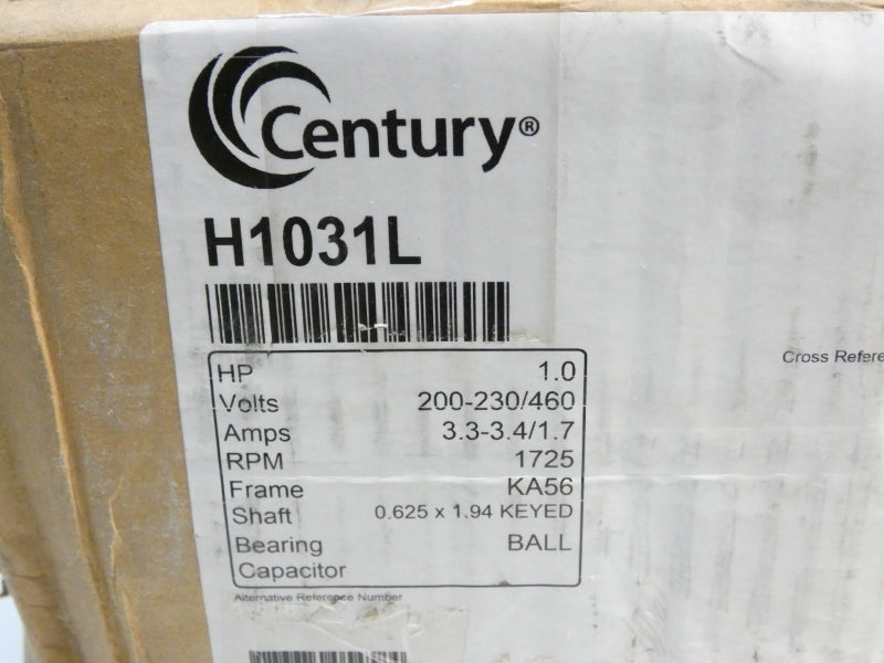 CENTURY H1031L 7-P56AB90A01-01 200-230/460V 3.3-3.4/1.7A NSMP