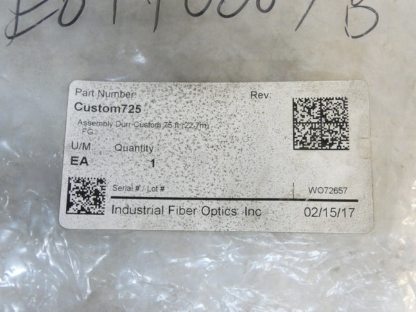 INDUSTRIAL FIBER OPTICS CUSTOM725 NSMP