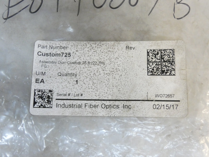 INDUSTRIAL FIBER OPTICS CUSTOM725 NSMP