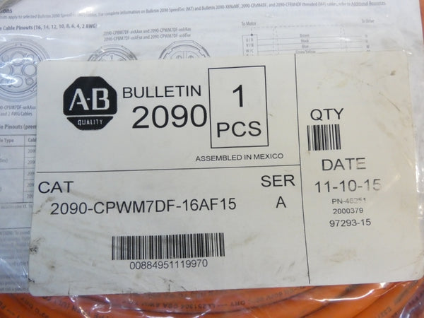 ALLEN BRADLEY 2090-CPWM7DF-16AF15 46251 SER. A NSMP