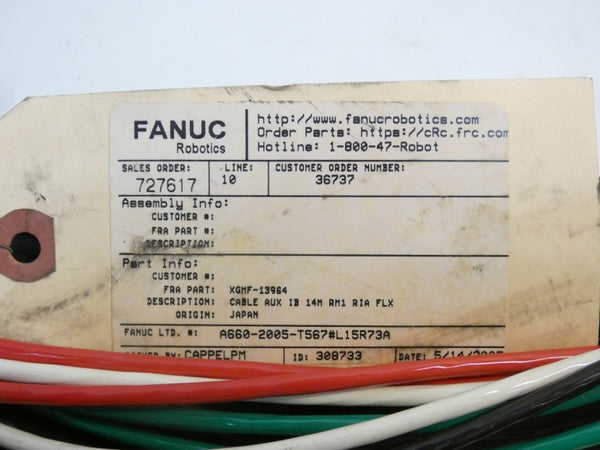 FANUC A660-2005-T567#L15R73A XGMF-13964 NSNP
