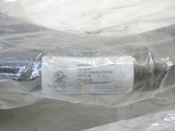 AMPHENOL P30143-M3 600VAC 25A NSMP
