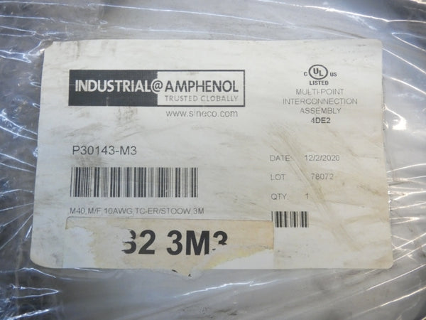 AMPHENOL P30143-M3 600VAC 25A NSMP