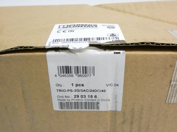PHOENIX CONTACT TRIO-PS-2G/3AC/24DC/40 2903156 400-500V 1.9-1.7A NSMP