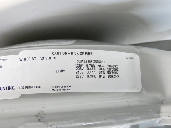 HOLOPHANE PLED210L4KASUNNACRGL5H 277V 0.78A NSNP