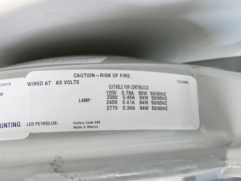HOLOPHANE PLED210L4KASUNNACRGL5H 277V 0.78A NSNP