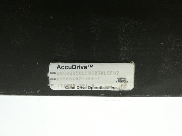 CONE DRIVE W0890050LCDS03KLSFUZ UNMP