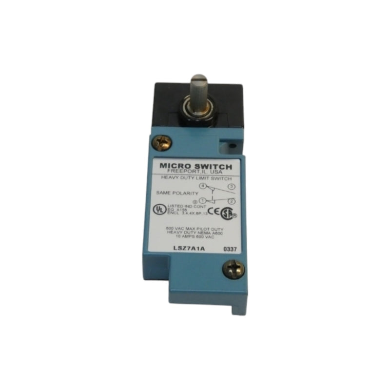 MICRO SWITCH LSZ7A1A 600VAC 10A UNMP