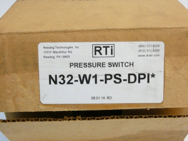 RTI N32-W1-PS-DPI REV. A 6-48VDC/AC 10PSI NSMP