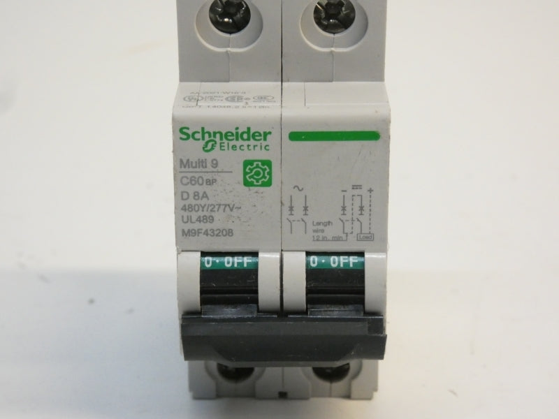 SCHNEIDER ELECTRIC M9F43208 277V 8A (AS PICTURED) NSNP