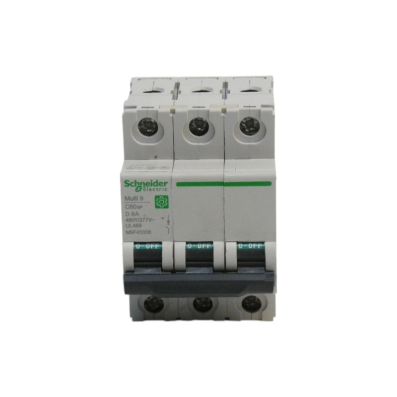 SCHNEIDER ELECTRIC M9F43308 277V 8A (AS PICTURED) NSNP