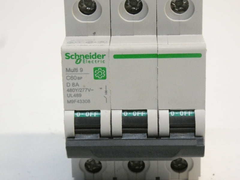 SCHNEIDER ELECTRIC M9F43308 277V 8A (AS PICTURED) NSNP