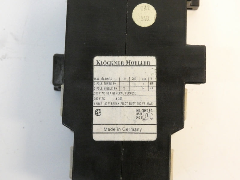 KLOCKNER-MOELLER DIL08-44NA 24V 300A NSNP