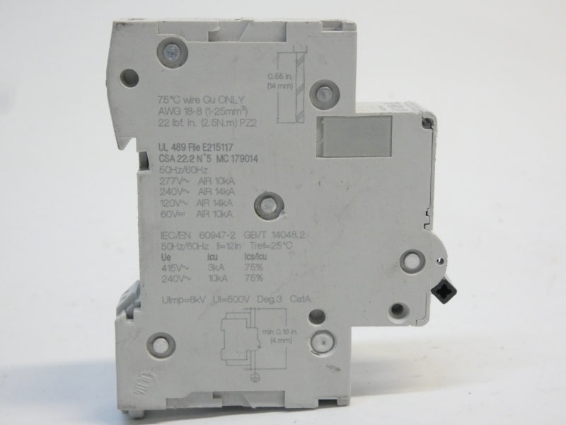 SCHNEIDER ELECTRIC M9F43108 277V 8A (AS PICTURED) NSNP