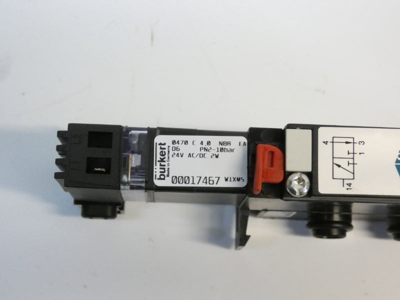 BURKERT 0470C4.0NBREA 00017467 24VAC/DC NSNP