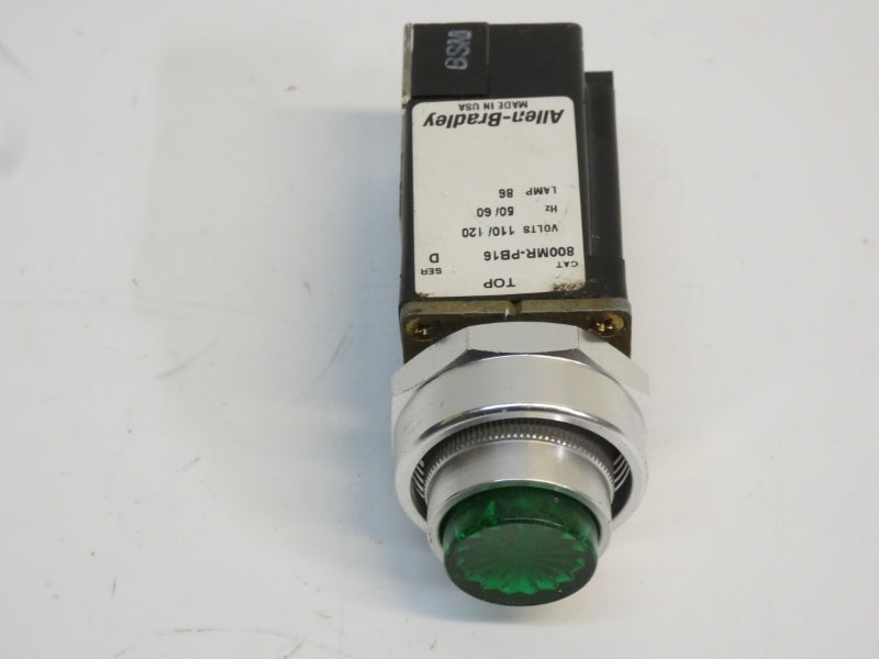 ALLEN BRADLEY 800MR-PB16GA SER. D 110/120V UNMP
