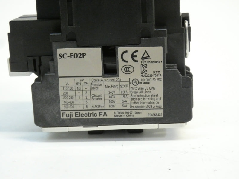 FUJI ELECTRIC SC-E02P 110-120V 20A NSMP