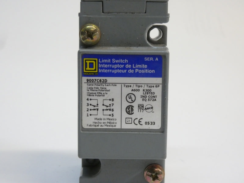 SQUARE D 9007C62D SER. A NSNP