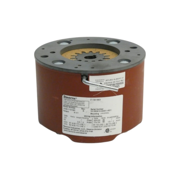 STEARNS 104817101BP REV. B 208-230V 3.0/0.6A NSNP