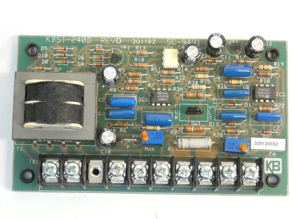 KB ELECTRONICS KBSI-240D(9431) REV. G 115/230V NSMP