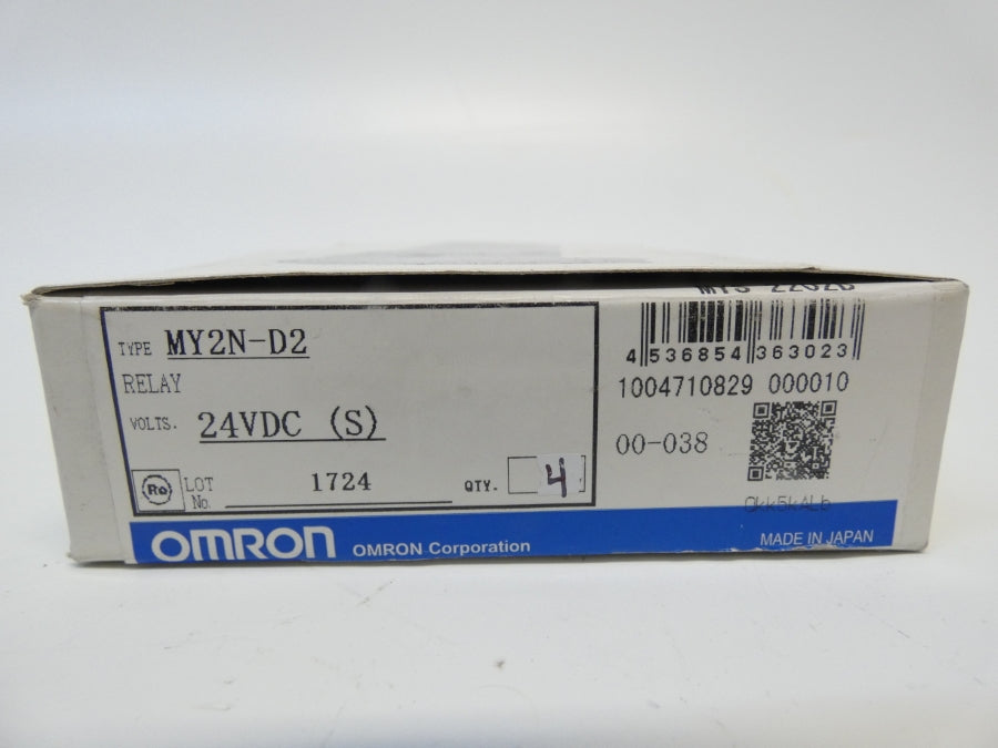 OMRON MY2N-D2 24VDC (PKG OF 4) NSMP