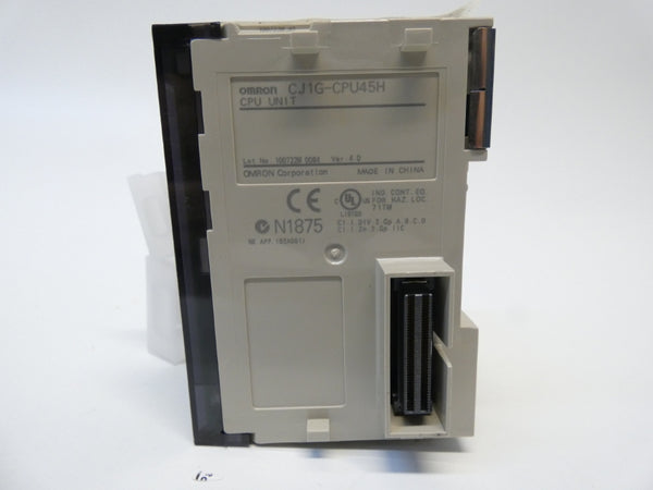 OMRON CJ1G-CPU45H VER. 4.0 NSMP