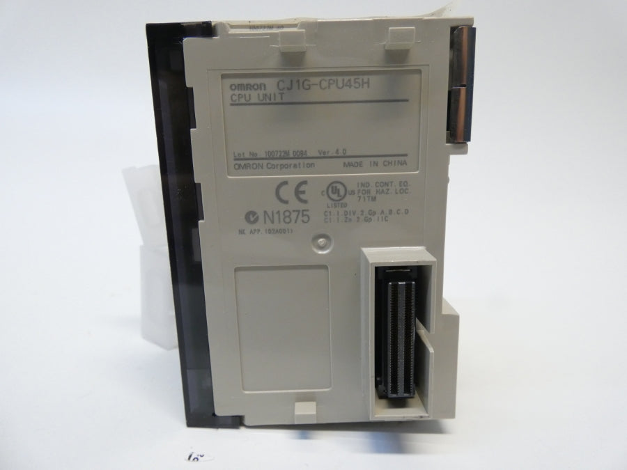 OMRON CJ1G-CPU45H VER. 4.0 NSMP