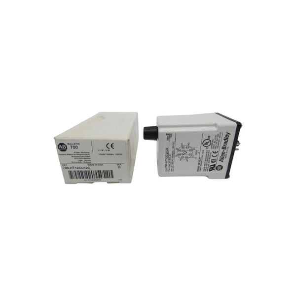 ALLEN BRADLEY 700-HT12CU120 SER. B 120VAC/DC 10A 0.1-10M (WH) NSMP