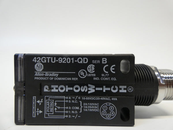 ALLEN BRADLEY 42GTU-9201-QD SER. B 10-55VDC 2A NSNP