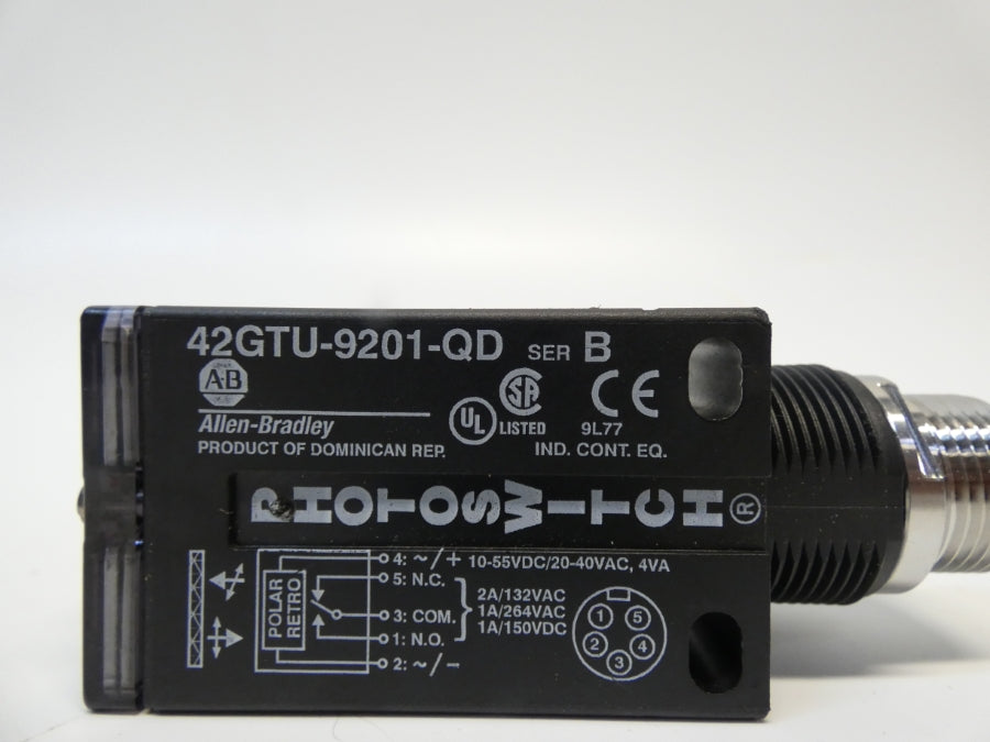 ALLEN BRADLEY 42GTU-9201-QD SER. B 10-55VDC 2A NSNP