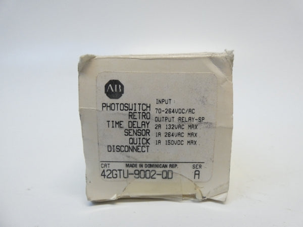 ALLEN BRADLEY 42GTU-9002-QD SER. A 70-264VDC/AC 2A (WH) NSMP