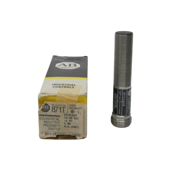 ALLEN BRADLEY 871T-L5J18 10-30VDC (BK/YL) NSMP
