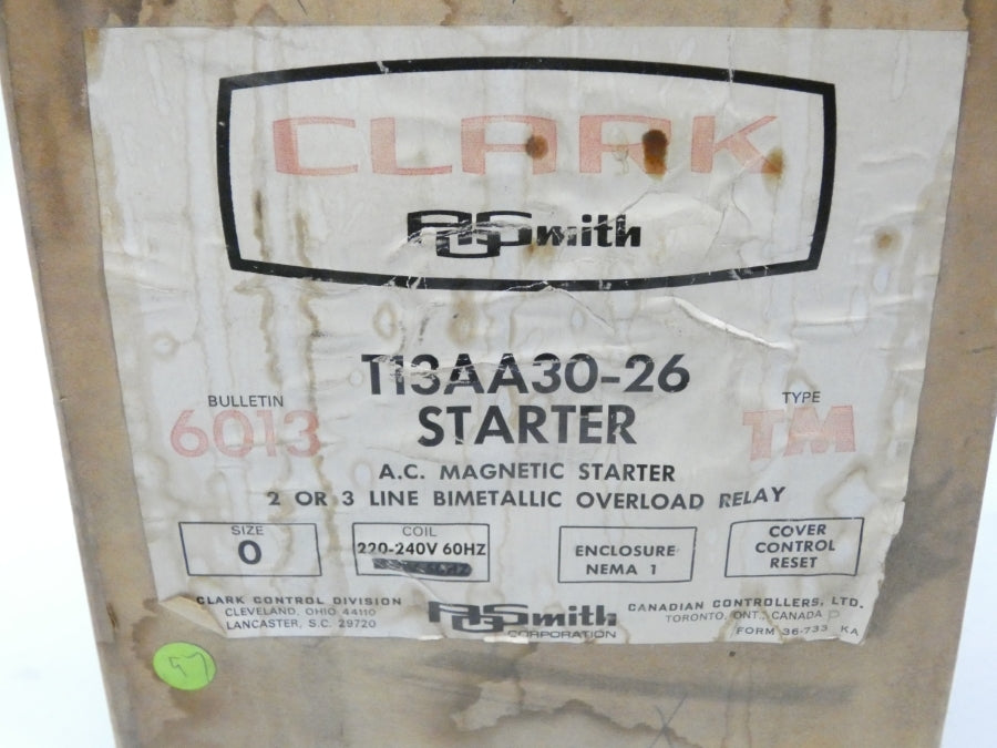 CLARK T13AA30-26 220-240V NSMP