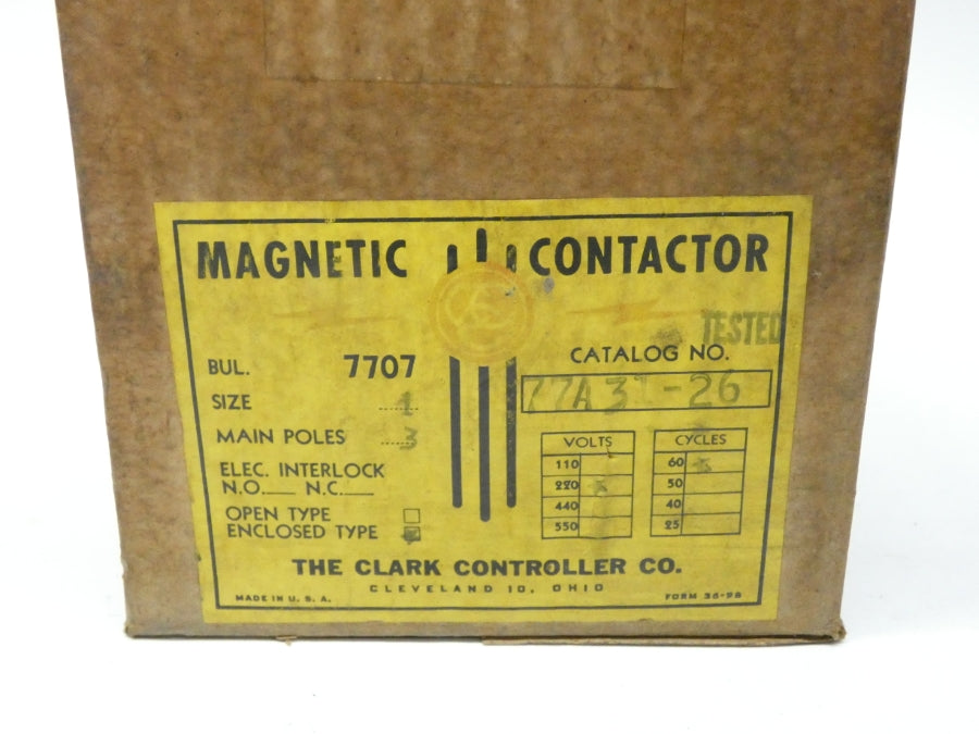 CLARK 77A31-26 110/208-220V 25A NSMP