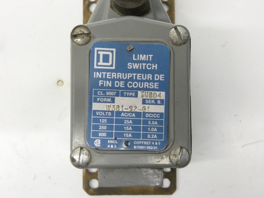 SQUARE D 9007TUBD4 SER. B 600V 25A NSNP