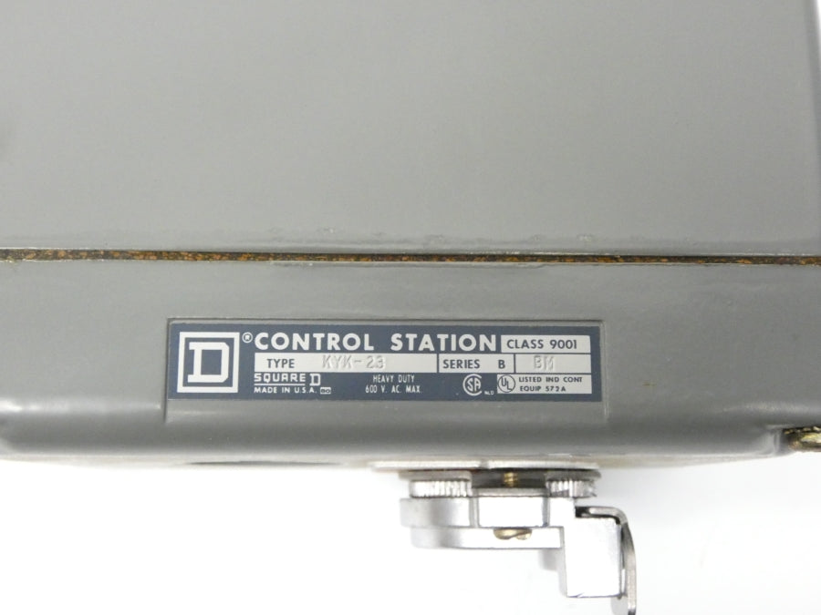 SQUARE D 9001KYK-23 SER. B 600VAC NSMP
