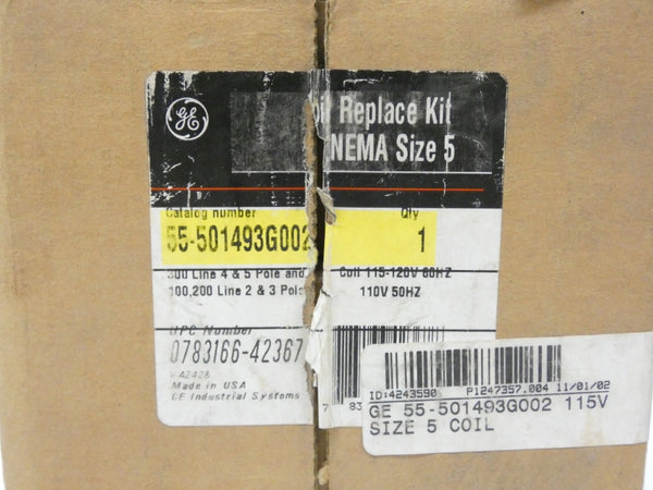 GENERAL ELECTRIC 55-501493G002 110/115-120V NSMP
