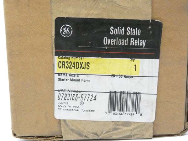 GENERAL ELECTRIC CR324DXJS 25-50A NSFS